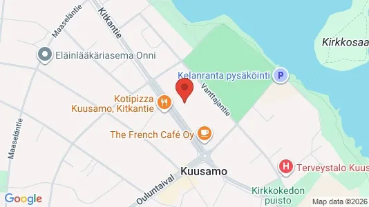 Nieruchomości komercyjne Na sprzedaż i Kuusamo - kort over placeringen