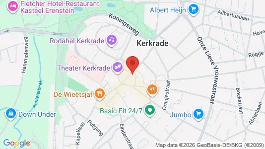 Lokaler til leie i Kerkrade - kort over placeringen