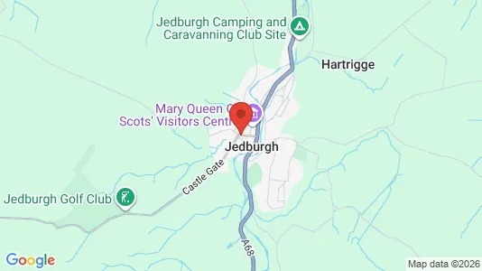 Office spaces for rent i Jedburgh - Roxburghshire - kort over placeringen