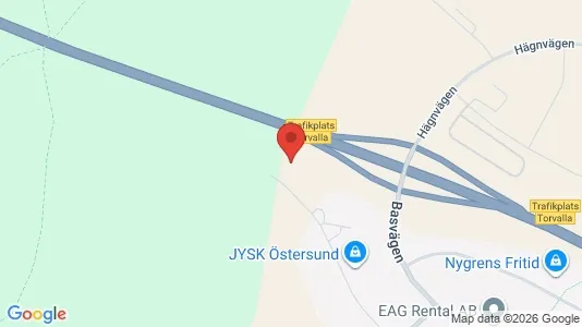 Lokaler til leie i Östersund – Bilde fra Google Street View