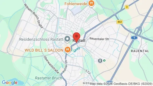 Varastot Vuokrattavana i Rastatt - Kuva Google Street Viewstä
