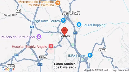 Varastot Vuokrattavana i Loures - Kuva Google Street Viewstä