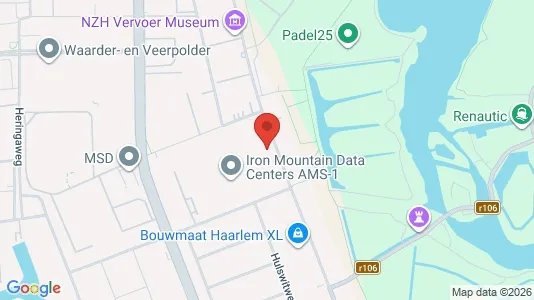Nieruchomości komercyjne Do wynajęcia i Haarlem - kort over placeringen