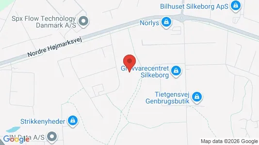 Varastot Vuokrattavana i Silkeborg - Kuva Google Street Viewstä