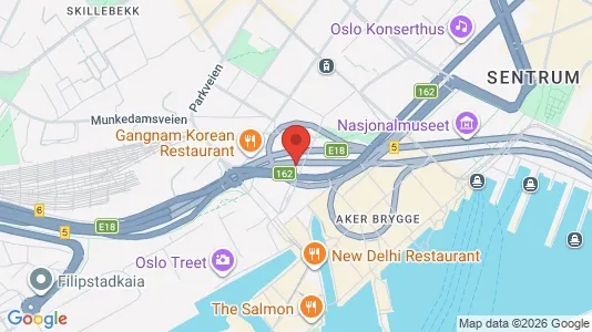 Büros zur Miete i Oslo Frogner – Foto von Google Street View