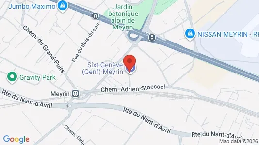 Kontorer til leie i Meyrin – Bilde fra Google Street View