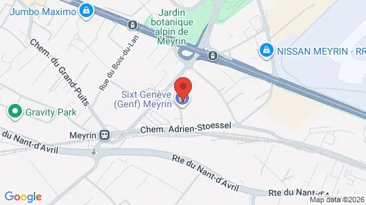 Büros zur Miete i Meyrin – Foto von Google Street View