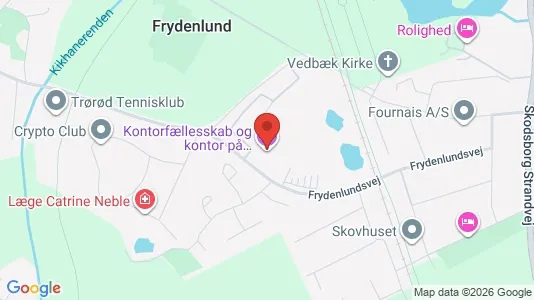 Toimistotilat Vuokrattavana i Vedbæk - Kuva Google Street Viewstä