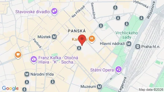 Lokaler til leje i Prag 1 - Foto fra Google Street View