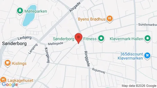 Kontorlokaler til leje i Sønderborg - Foto fra Google Street View