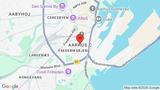 Ravintolat Vuokrattavana i Aarhus C - Kuva Google Street Viewstä