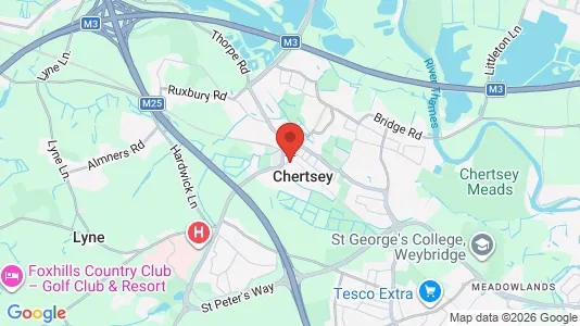 Büros zur Miete i Chertsey - Surrey – Foto von Google Street View