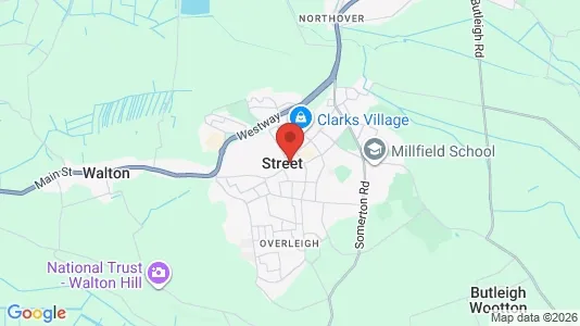 Büros zur Miete i Street - Somerset – Foto von Google Street View