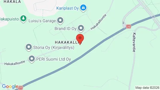 Varastot Vuokrattavana i Hyvinkää - Kuva Google Street Viewstä