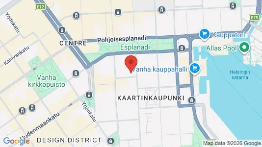 Büros zur Miete i Helsinki Eteläinen - kort over placeringen