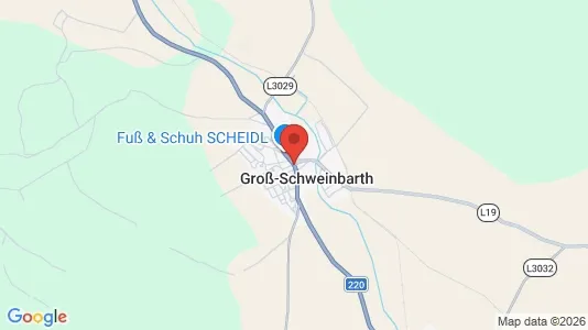 Sklepy Do wynajęcia i Groß-Schweinbarth - kort over placeringen