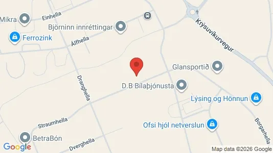 Gewerbeflächen zur Miete i Hafnarfjörður - kort over placeringen