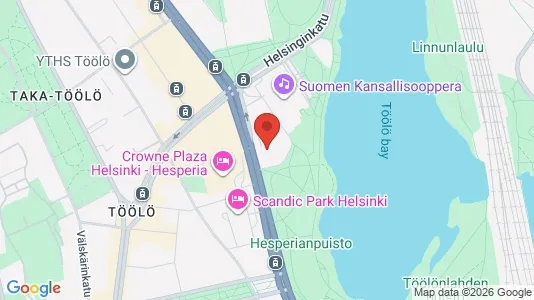 Büros zur Miete i Helsinki Eteläinen - kort over placeringen
