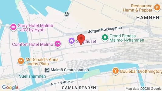 Büros zur Miete i Malmö City – Foto von Google Street View
