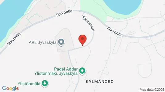 Office spaces for rent i Jyväskylä - kort over placeringen