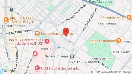 Kontorlokaler til leje i Geneve Plainpalais - Foto fra Google Street View