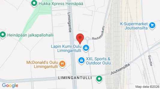 Företagslokaler för uthyrning i Uleåborg – Foto från Google Street View