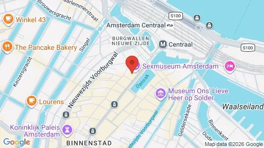 Propiedades comerciales En alquiler i Amsterdam Centrum - Foto de Google Street View