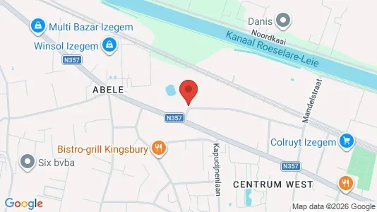 Varastot Vuokrattavana i Izegem - Kuva Google Street Viewstä