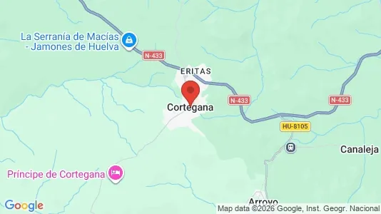 Erhvervsgrunde til leje i Cortegana - Foto fra Google Street View