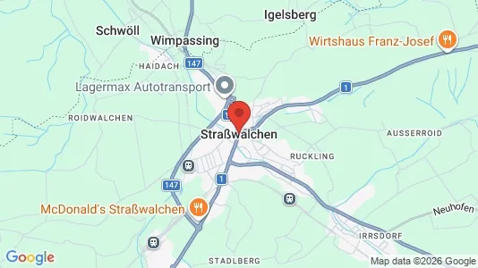 Kontorslokaler för uthyrning i Straßwalchen – Foto från Google Street View