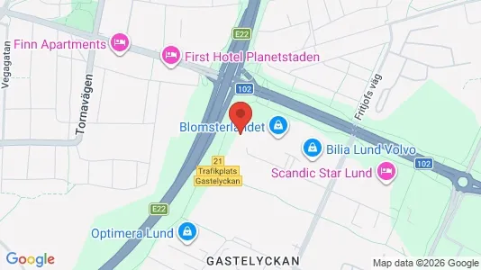 Liikekiinteistöt Vuokrattavana i Lund - Kuva Google Street Viewstä