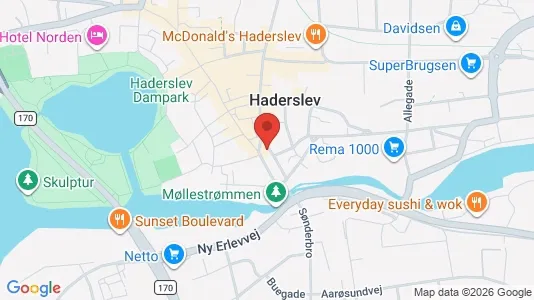 Liikekiinteistöt Myynnissä i Haderslev - Kuva Google Street Viewstä