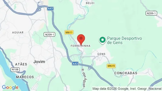 Ladenlokale zur Miete i Gondomar – Foto von Google Street View
