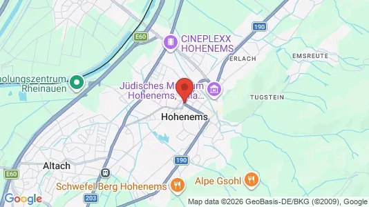Kantorruimte te huur i Hohenems - Foto uit Google Street View