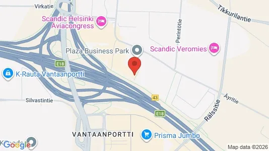 Kontorlokaler til leje i Vantaa - Foto fra Google Street View