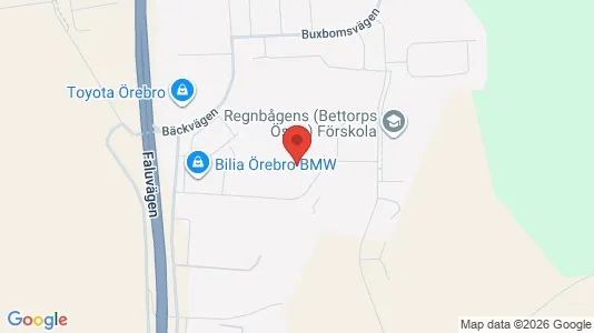 Varastot Vuokrattavana i Örebro - Kuva Google Street Viewstä