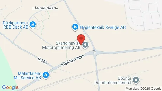 Varastot Vuokrattavana i Västerås - Kuva Google Street Viewstä