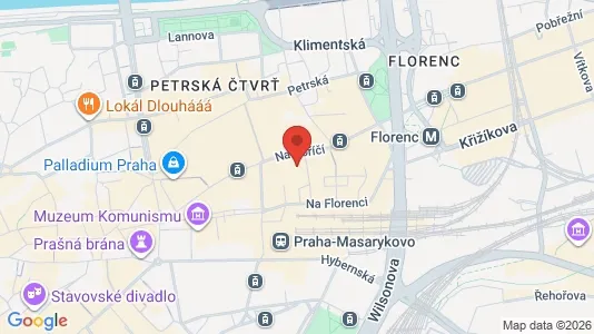 Gewerbeflächen zur Miete i Prag 1 – Foto von Google Street View