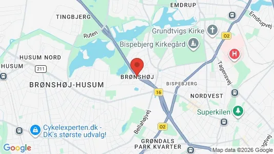 Kaupat Vuokrattavana i Brønshøj - Kuva Google Street Viewstä