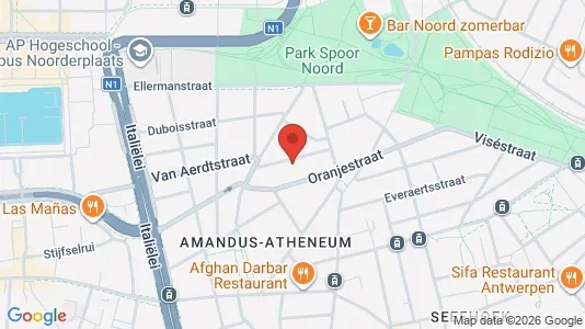 Büros zur Miete i Stad Antwerp - kort over placeringen