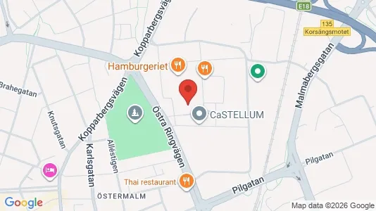 Kontorlokaler til leje i Västerås - Foto fra Google Street View