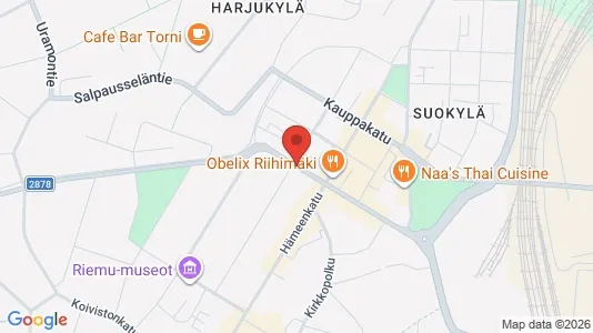 Nieruchomości komercyjne Na sprzedaż i Riihimäki - kort over placeringen