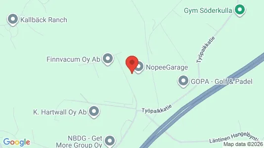 Varastot Vuokrattavana i Sipoo - Kuva Google Street Viewstä