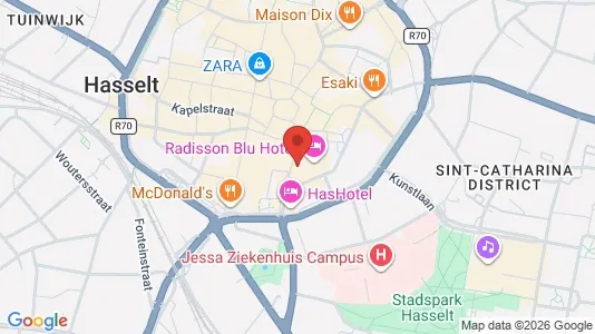 Kontorlokaler til leje i Hasselt - Foto fra Google Street View