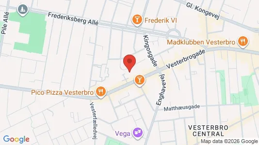 Kontorer til leie i Vesterbro – Bilde fra Google Street View