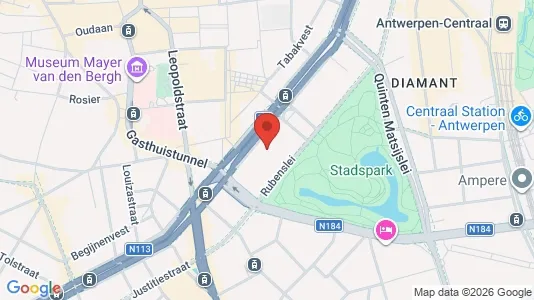 Lokale biurowe Do wynajęcia i Stad Antwerp - kort over placeringen