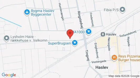 Toimistotilat Vuokrattavana i Haslev - Kuva Google Street Viewstä
