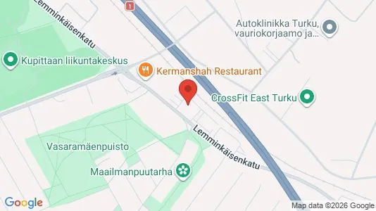 Office spaces for rent i Turku - kort over placeringen