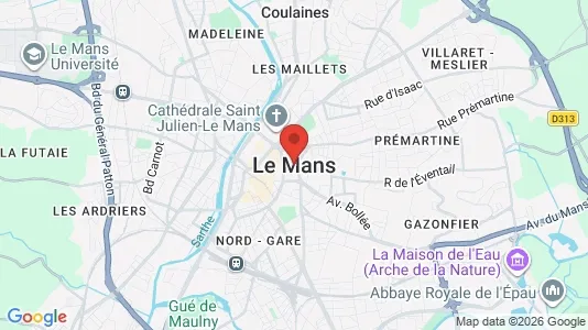 Varastot Vuokrattavana i Le Mans - Kuva Google Street Viewstä
