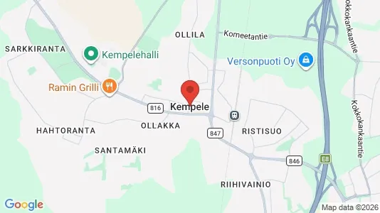 Lagerlokaler til leje i Kempele - Foto fra Google Street View